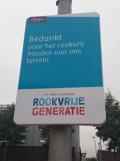 Bordje Rookvrij