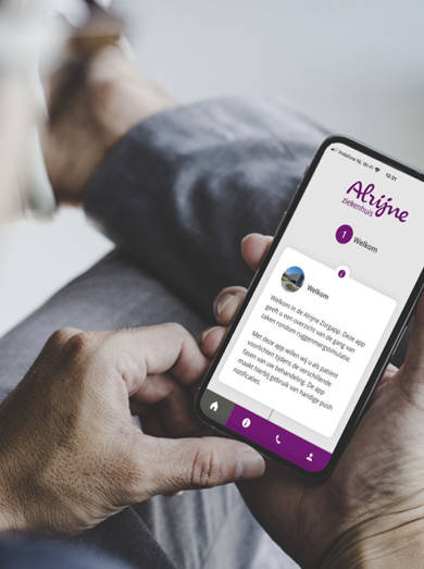 Mockup Alrijne Zorgapp
